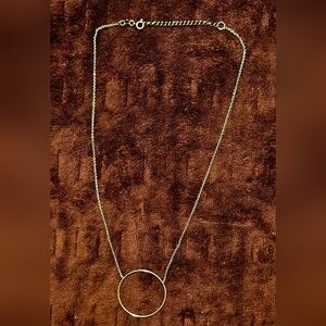 Eternity Circle Of Life Karma Sterling Silver Sterling Silver Necklace 16-18inch